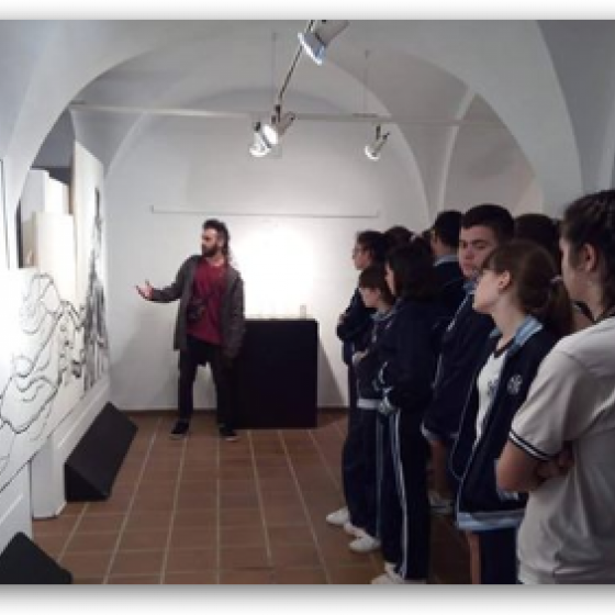 2ESO visita la exposición de Juan Antonio Moreno